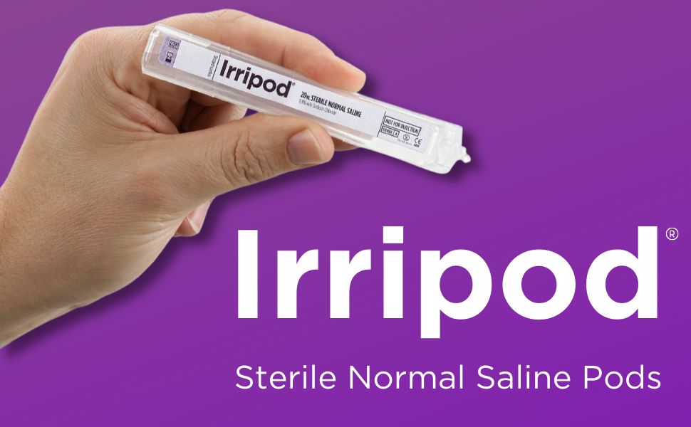 Irripod Sterile Saline Solution Pods (25 x 20ml)